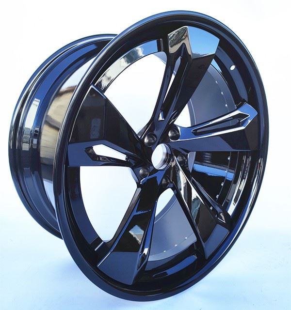 Two-piece Structure Hyper Black Deep Dish Mesh Design 23 Inch Forged Rims With PCD 5x130 For BMW