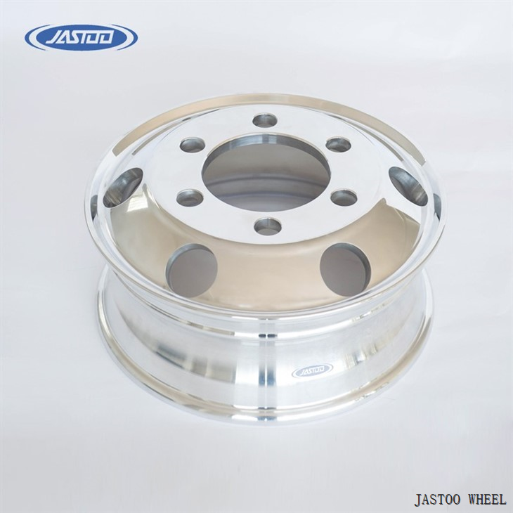 17.5*6.0 Inch Polished Forged Aluminum Alloy 6 Lug Truck Wheels
