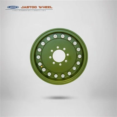 2- gabals 18x9,5 collas kalti militārā kravas automašīnu riteņi